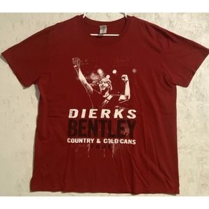 Dierks Bentley Tour Concert Shirt Country Cold Cans - Size XL